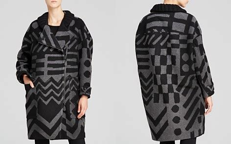 burberry brit elmsway geometric pattern coat|Burberry coats for women.